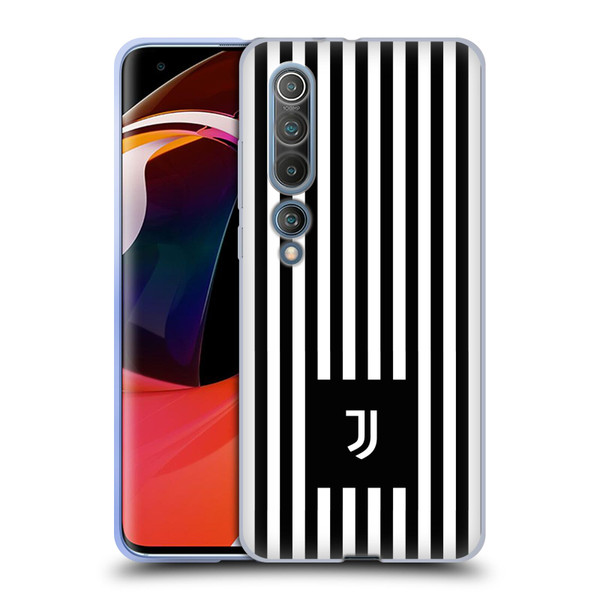 Juventus Football Club Lifestyle 2 Black & White Stripes Soft Gel Case for Xiaomi Mi 10 5G / Mi 10 Pro 5G