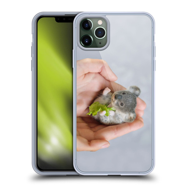 Pixelmated Animals Surreal Pets Baby Koala Soft Gel Case for Apple iPhone 11 Pro Max