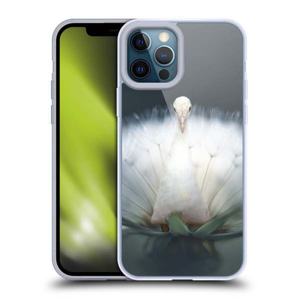 Pixelmated Animals Surreal Pets Peacock Wish Soft Gel Case for Apple iPhone 12 Pro Max