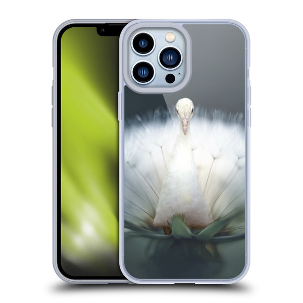 Pixelmated Animals Surreal Pets Peacock Wish Soft Gel Case for Apple iPhone 13 Pro Max
