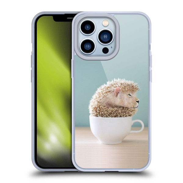 Pixelmated Animals Surreal Pets Lionhog Soft Gel Case for Apple iPhone 13 Pro