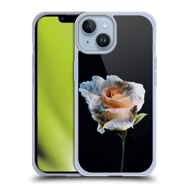 Pixelmated Animals Surreal Pets Betaflower Soft Gel Case for Apple iPhone 14