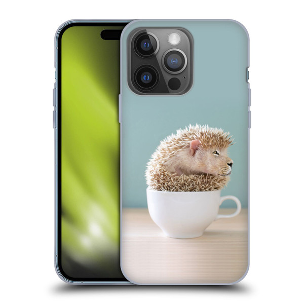 Pixelmated Animals Surreal Pets Lionhog Soft Gel Case for Apple iPhone 14 Pro