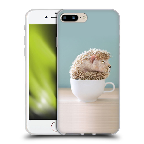 Pixelmated Animals Surreal Pets Lionhog Soft Gel Case for Apple iPhone 7 Plus / iPhone 8 Plus