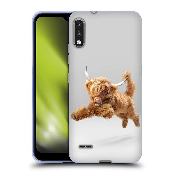 Pixelmated Animals Surreal Pets Highland Pup Soft Gel Case for LG K22