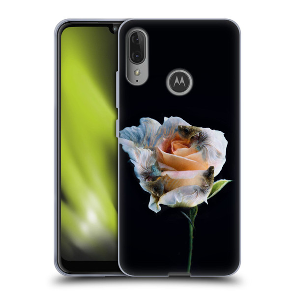Pixelmated Animals Surreal Pets Betaflower Soft Gel Case for Motorola Moto E6 Plus