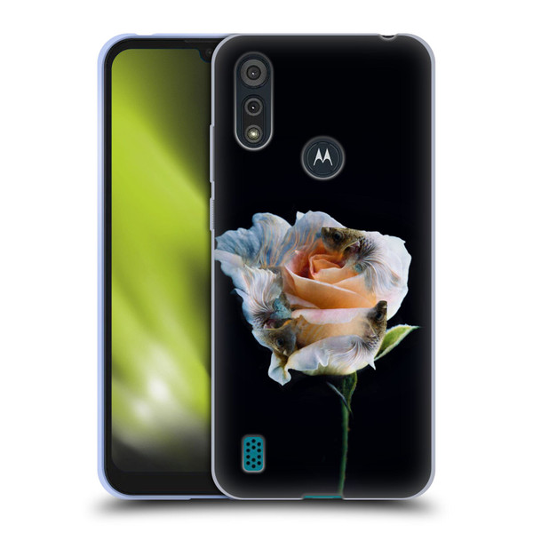 Pixelmated Animals Surreal Pets Betaflower Soft Gel Case for Motorola Moto E6s (2020)