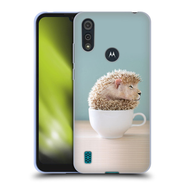 Pixelmated Animals Surreal Pets Lionhog Soft Gel Case for Motorola Moto E6s (2020)