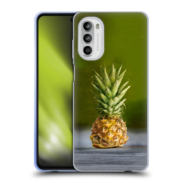 Pixelmated Animals Surreal Pets Pineapple Turtle Soft Gel Case for Motorola Moto G52