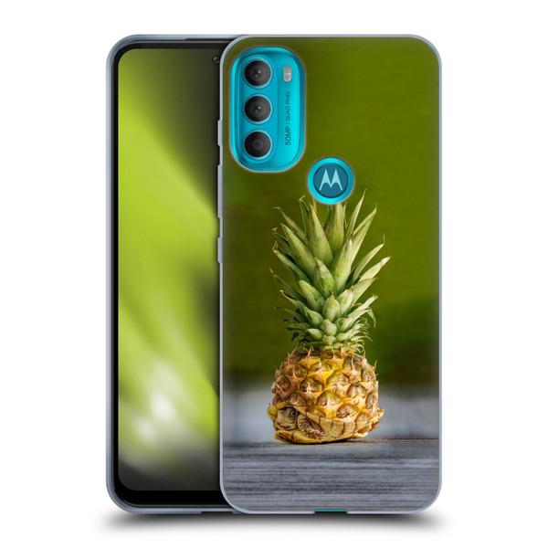 Pixelmated Animals Surreal Pets Pineapple Turtle Soft Gel Case for Motorola Moto G71 5G