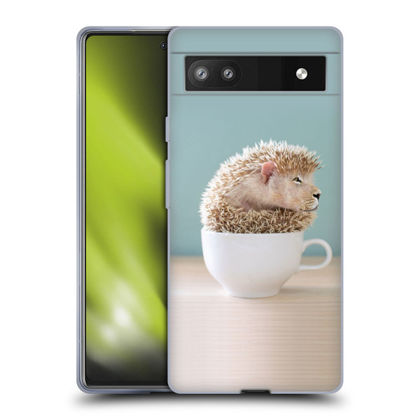 Pixelmated Animals Surreal Pets Lionhog Soft Gel Case for Google Pixel 6a