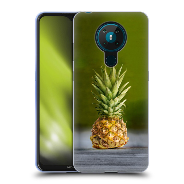 Pixelmated Animals Surreal Pets Pineapple Turtle Soft Gel Case for Nokia 5.3