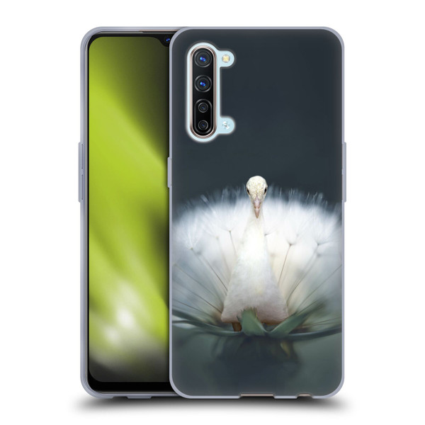 Pixelmated Animals Surreal Pets Peacock Wish Soft Gel Case for OPPO Find X2 Lite 5G