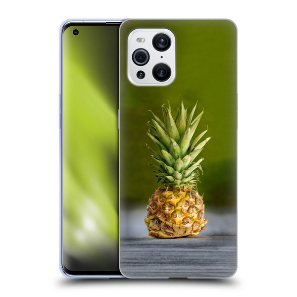 Pixelmated Animals Surreal Pets Pineapple Turtle Soft Gel Case for OPPO Find X3 / Pro