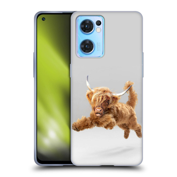 Pixelmated Animals Surreal Pets Highland Pup Soft Gel Case for OPPO Reno7 5G / Find X5 Lite