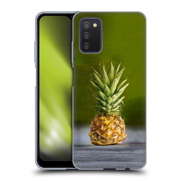 Pixelmated Animals Surreal Pets Pineapple Turtle Soft Gel Case for Samsung Galaxy A03s (2021)