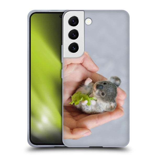 Pixelmated Animals Surreal Pets Baby Koala Soft Gel Case for Samsung Galaxy S22 5G
