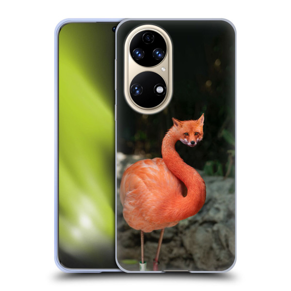 Pixelmated Animals Surreal Wildlife Foxmingo Soft Gel Case for Huawei P50
