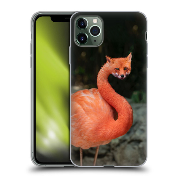 Pixelmated Animals Surreal Wildlife Foxmingo Soft Gel Case for Apple iPhone 11 Pro Max
