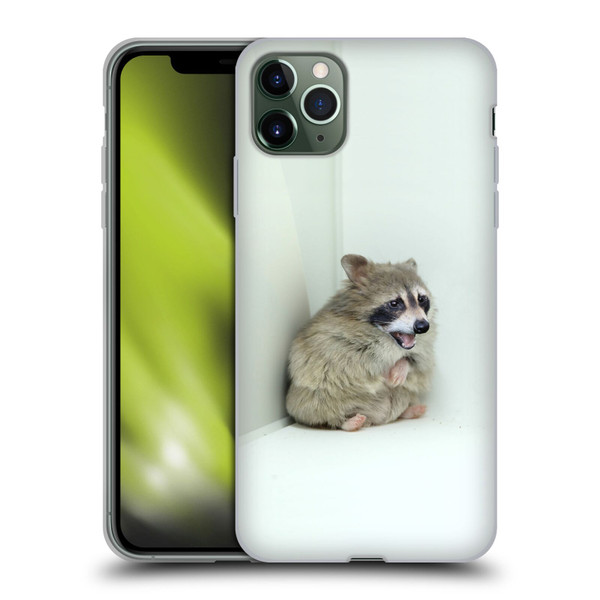 Pixelmated Animals Surreal Wildlife Hamster Raccoon Soft Gel Case for Apple iPhone 11 Pro Max