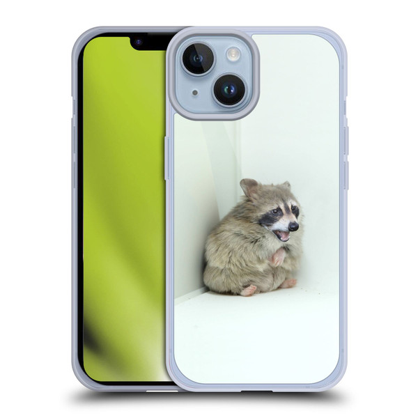 Pixelmated Animals Surreal Wildlife Hamster Raccoon Soft Gel Case for Apple iPhone 14