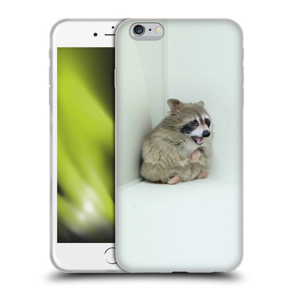 Pixelmated Animals Surreal Wildlife Hamster Raccoon Soft Gel Case for Apple iPhone 6 Plus / iPhone 6s Plus