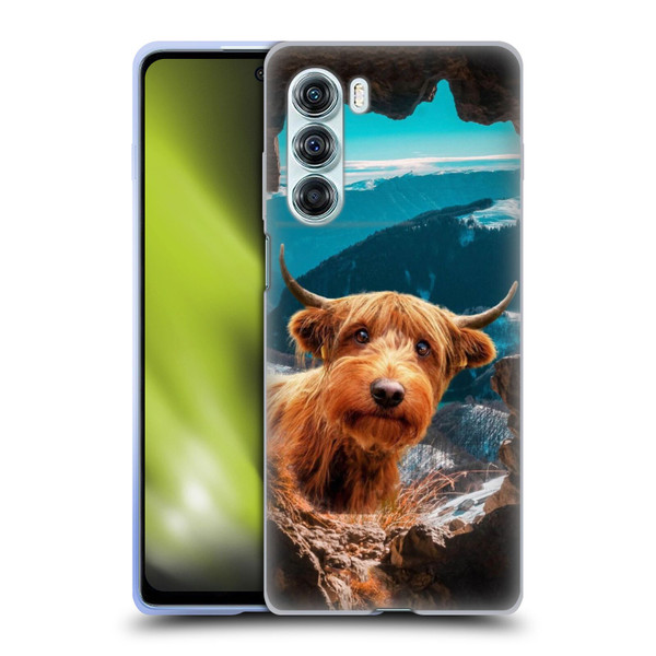 Pixelmated Animals Surreal Wildlife Cowpup Soft Gel Case for Motorola Edge S30 / Moto G200 5G