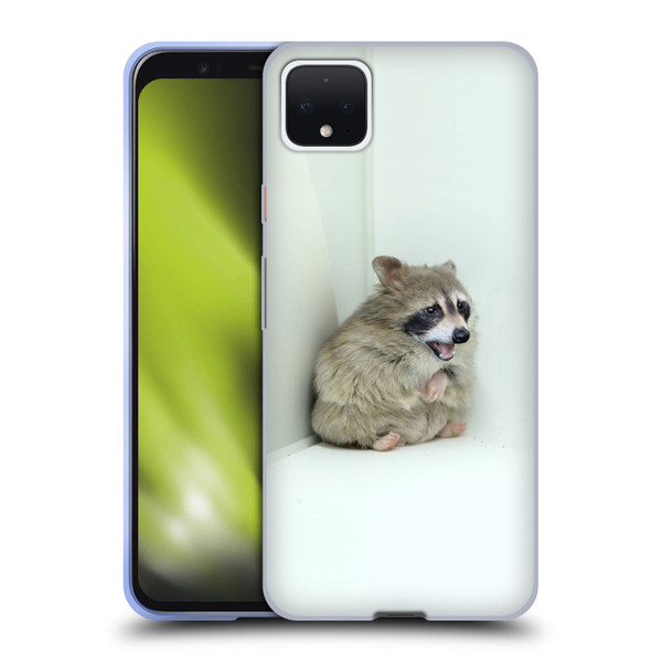 Pixelmated Animals Surreal Wildlife Hamster Raccoon Soft Gel Case for Google Pixel 4 XL
