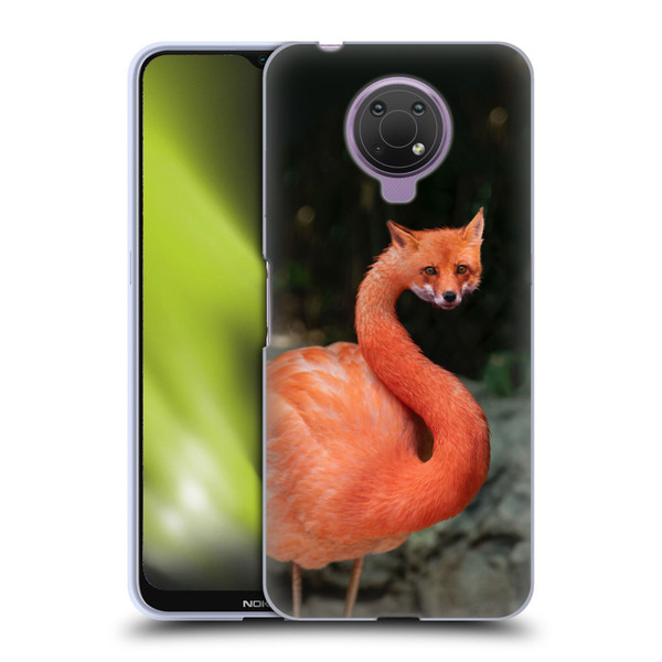 Pixelmated Animals Surreal Wildlife Foxmingo Soft Gel Case for Nokia G10