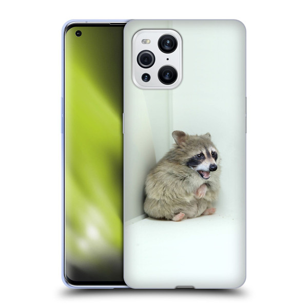 Pixelmated Animals Surreal Wildlife Hamster Raccoon Soft Gel Case for OPPO Find X3 / Pro