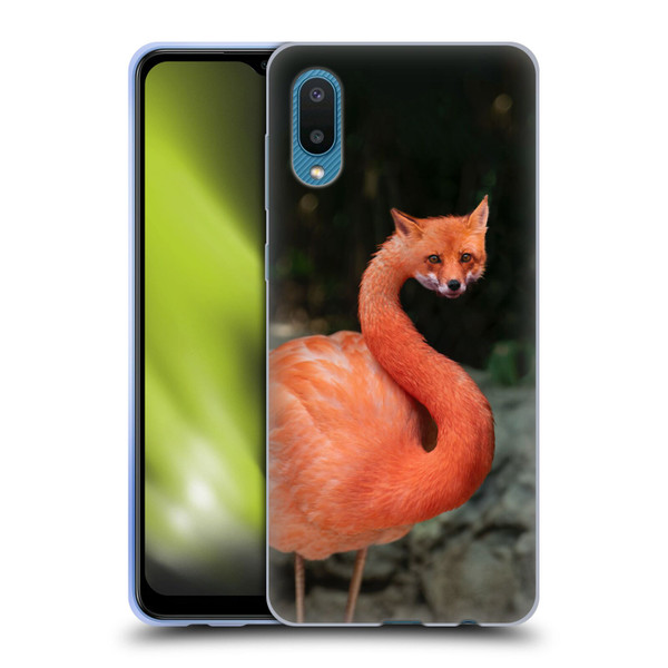 Pixelmated Animals Surreal Wildlife Foxmingo Soft Gel Case for Samsung Galaxy A02/M02 (2021)