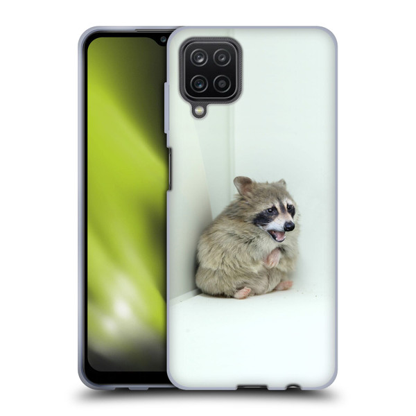 Pixelmated Animals Surreal Wildlife Hamster Raccoon Soft Gel Case for Samsung Galaxy A12 (2020)