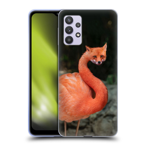 Pixelmated Animals Surreal Wildlife Foxmingo Soft Gel Case for Samsung Galaxy A32 5G / M32 5G (2021)