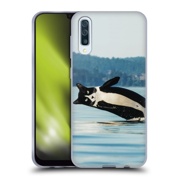Pixelmated Animals Surreal Wildlife Orcat Soft Gel Case for Samsung Galaxy A50/A30s (2019)