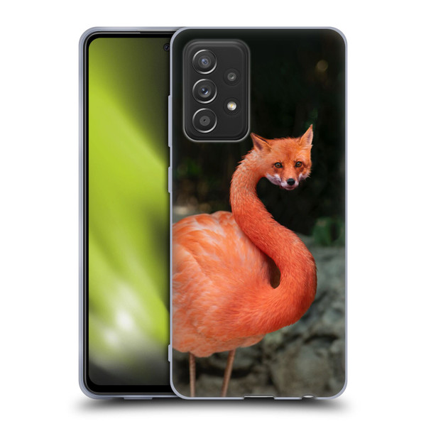 Pixelmated Animals Surreal Wildlife Foxmingo Soft Gel Case for Samsung Galaxy A52 / A52s / 5G (2021)