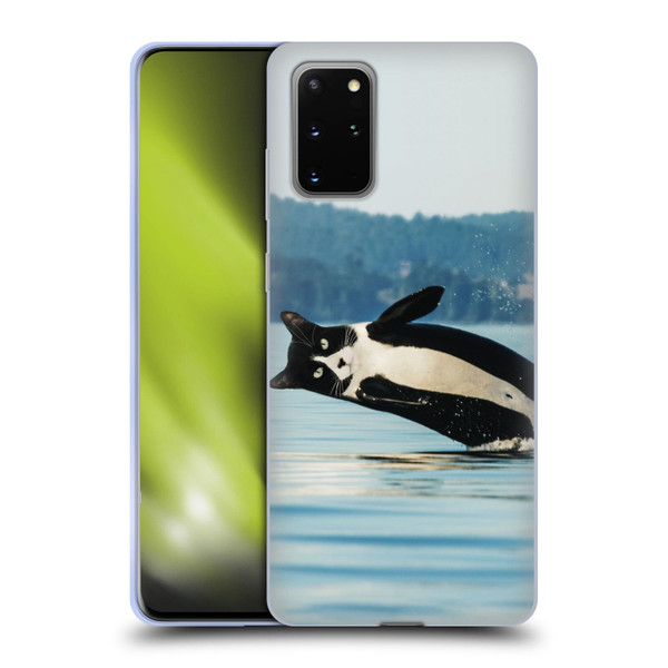 Pixelmated Animals Surreal Wildlife Orcat Soft Gel Case for Samsung Galaxy S20+ / S20+ 5G
