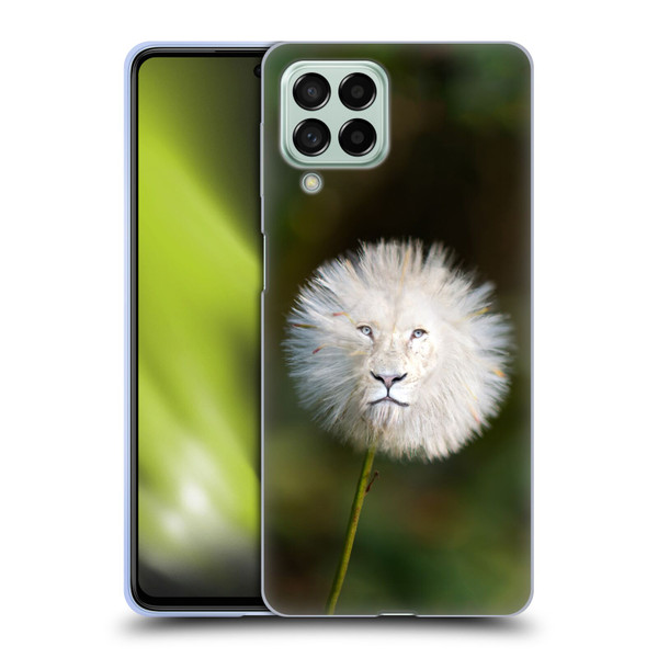 Pixelmated Animals Surreal Wildlife Dandelion Soft Gel Case for Samsung Galaxy M53 (2022)