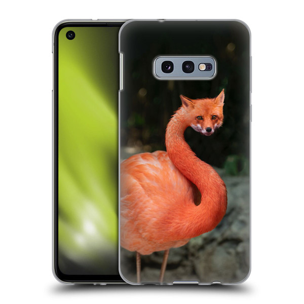 Pixelmated Animals Surreal Wildlife Foxmingo Soft Gel Case for Samsung Galaxy S10e