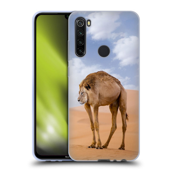 Pixelmated Animals Surreal Wildlife Camel Lion Soft Gel Case for Xiaomi Redmi Note 8T