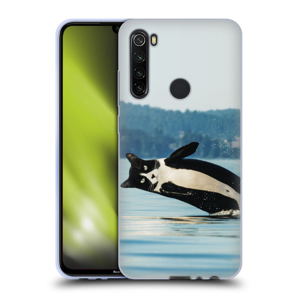Pixelmated Animals Surreal Wildlife Orcat Soft Gel Case for Xiaomi Redmi Note 8T