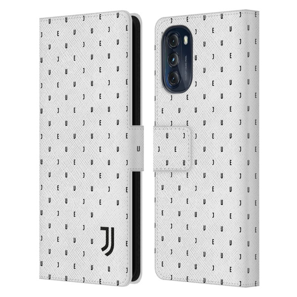 Juventus Football Club Lifestyle 2 White Logo Type Pattern Leather Book Wallet Case Cover For Motorola Moto G (2022)