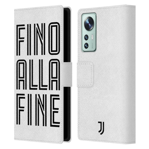 Juventus Football Club Type Fino Alla Fine White Leather Book Wallet Case Cover For Xiaomi 12