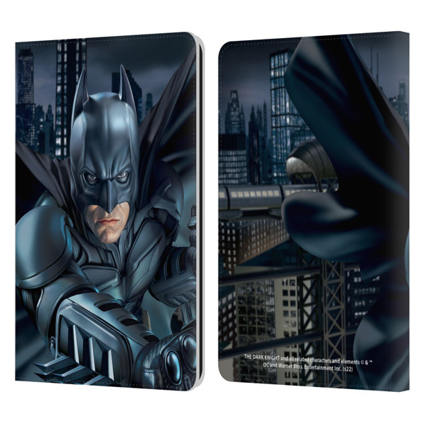 The Dark Knight Character Art Batman Leather Book Wallet Case Cover For Amazon Kindle Paperwhite 1 / 2 / 3