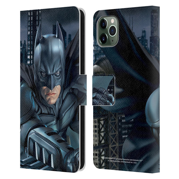 The Dark Knight Character Art Batman Leather Book Wallet Case Cover For Apple iPhone 11 Pro Max