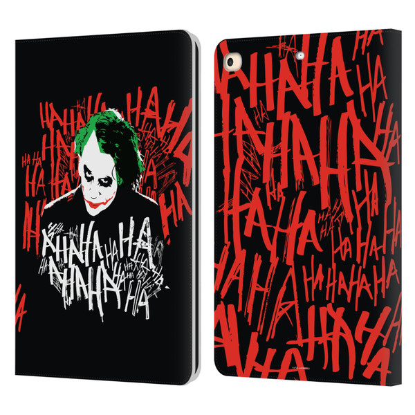 The Dark Knight Graphics Joker Laugh Leather Book Wallet Case Cover For Apple iPad 9.7 2017 / iPad 9.7 2018