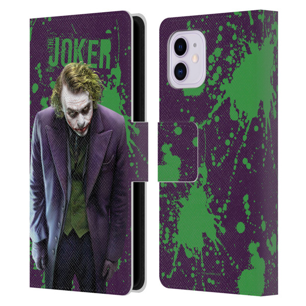 The Dark Knight Graphics Character Art Leather Book Wallet Case Cover For Apple iPhone 11