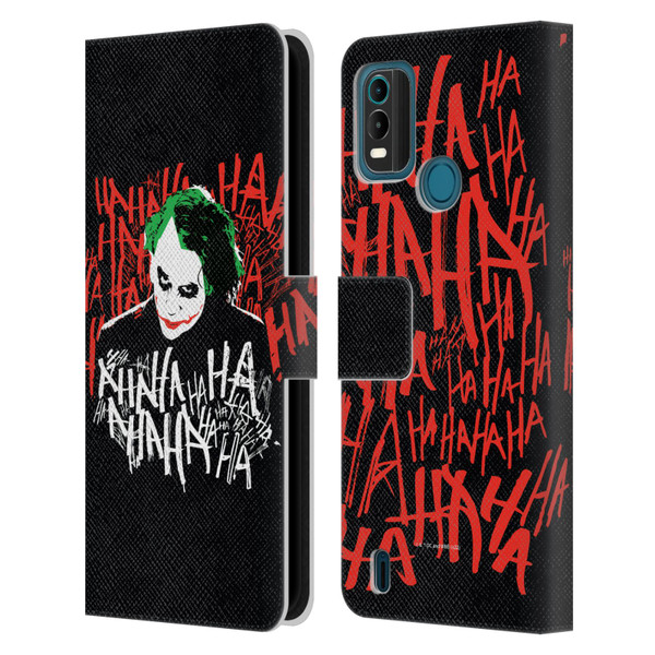 The Dark Knight Graphics Joker Laugh Leather Book Wallet Case Cover For Nokia G11 Plus