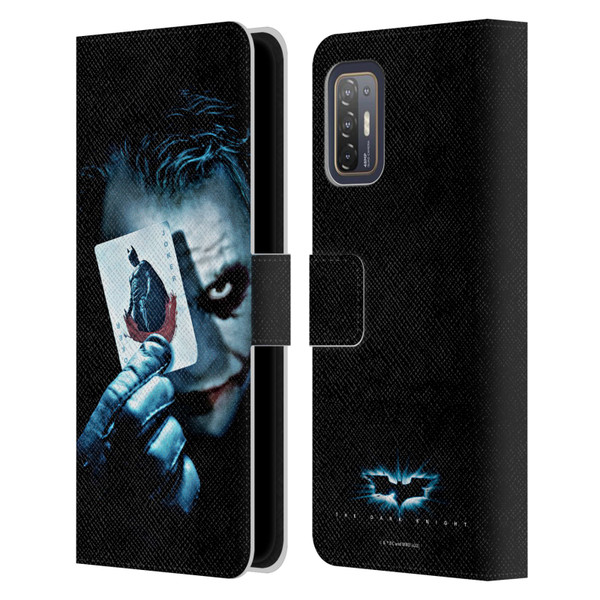 The Dark Knight Key Art Joker Card Leather Book Wallet Case Cover For HTC Desire 21 Pro 5G