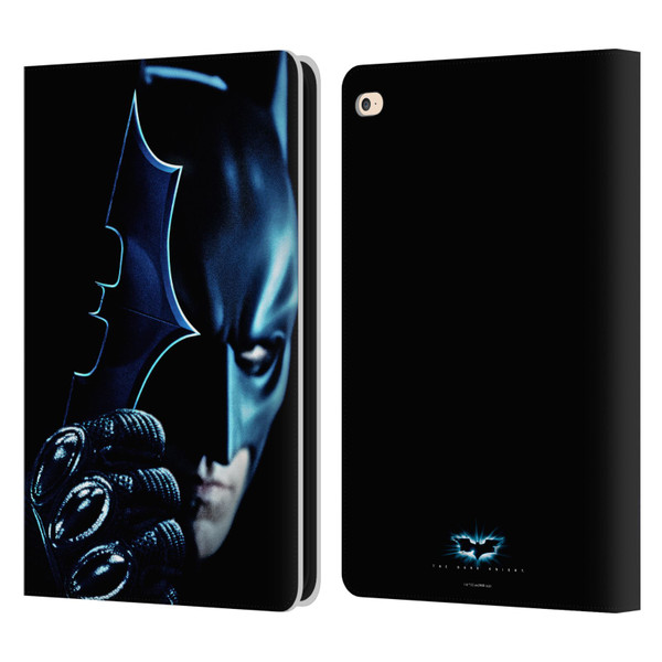 The Dark Knight Key Art Batman Batarang Leather Book Wallet Case Cover For Apple iPad Air 2 (2014)