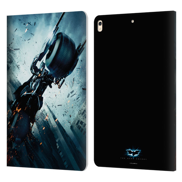The Dark Knight Key Art Batman Batpod Leather Book Wallet Case Cover For Apple iPad Pro 10.5 (2017)